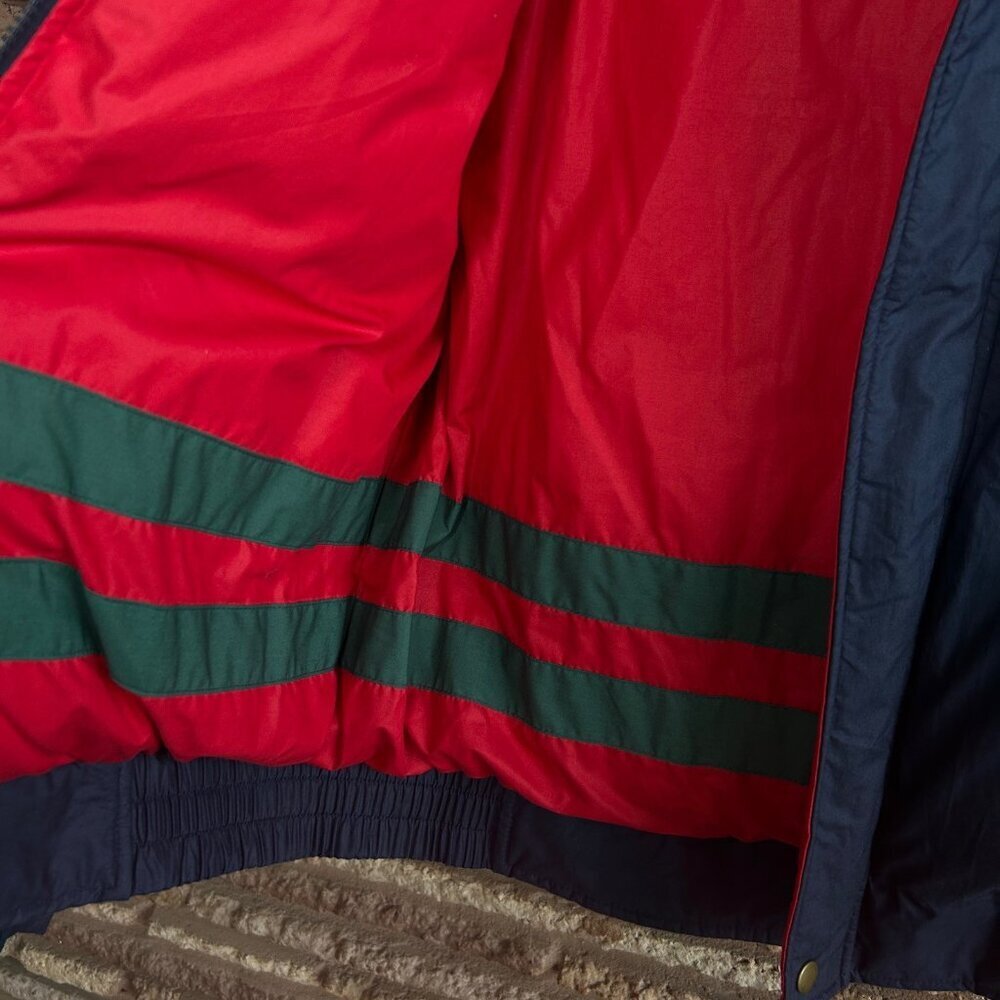 Gant Vintage 90s Goose Down Puffer Jacket Colorblock Size Large - Picture 11 of 12